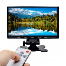 HD 9 Inch Ultra Thin TFT-LCD HD Monitor Video Audio HDMI VGA w/Speaker + Adpater picture