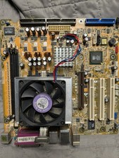 Untested HP K8S-LA Motherboard With Sempron CPU And Cooler Computer Pc picture