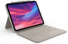 Logitech - Combo Touch Keyboard and Trackpad Case iPad (10th gen & A16) - Sand picture