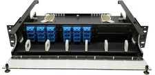 48 Fiber 2RU Rack Mount FDP Patch Only w/ 24 SC/UPC Duplex Adapters Singlemode picture
