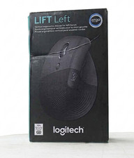 Logitech Lift Vertical Ergonomic Mouse Left Handed Wireless Bluetooth Mac PC picture