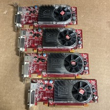 LOT 4 Dell ATI Radeon HD 3450 256MB PCIe x16 DMS-59 Half Height Video Card Y103D picture