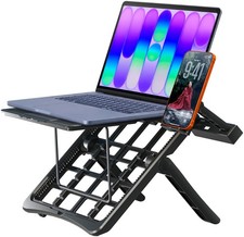 Adjustable Laptop Stand Ergonomic Riser Fits 1017 Inch ABS 4in1 Desk picture