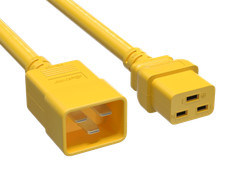 8ft IEC320 C20 to C19 Heavy Duty Extension Power Cord, 12AWG, SJT, 20A/250V, ... picture