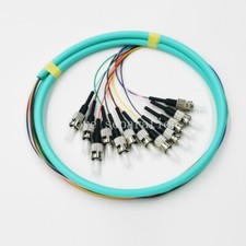 12 Fiber FC ST SC LC UPC Multi-Mode OM3 OM4 Bunch Fiber Optic Pigtail 1m Optical picture