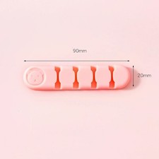 Desk Cable Organizer Silicone Clip Self-Adhesive Wire Management For USB Holder picture