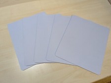 5x White Rubber Mouse Pads 5mm for Sublimation Printing or Regular Use | 20x24cm picture