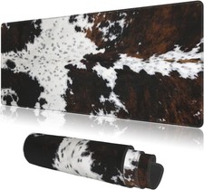 Mouse Pads Western Highland Cowhide Ranch Style Large Mouse Pad, Gaming Mouse... picture