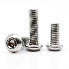 ISO7380 304 Stainless Steel Button Head Allen Screws M1.6-M8 3-100mm Bolts picture