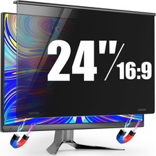 Magnetic 24 Inch Monitor Privacy Filter for Frameless Screens Blue Light Shield picture