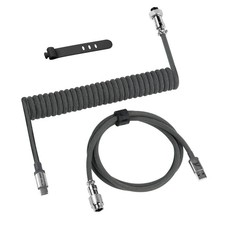 ATTACK SHARK C01 PRO Custom Coiled USB C Charging Cable for Gaming Keyboard picture