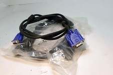 6 Feet VGA Cable SVGA Monitor Cord Super VGA Male to Male Computer Video 2X Pack picture