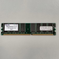 RamBo Hynix 512MB DDR1 RAM PC-3200 400MHz CL3 2.6V non-ECC DIMM RBDR400HY512 picture