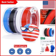 Vacuum-Sealed Multicolor PLA 3D Printing Filament Set - 4 Spools, 250g picture