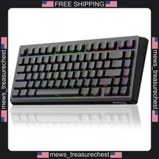 Gaming Mechanical Keyboard 75% Compact RGB Backlight Hot Swappable Wired picture