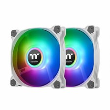Thermaltake CL-F097-PL12SW-B Pure Duo 12 ARGB Sync Radiator Fan (2 Pack)-White picture