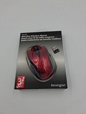 Kensington 72422 Pro Fit Wireless Mouse Ruby Red windows 7 & 8 compatible *NEW  picture