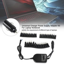 🚀Car Laptop Notebook 12V 80W Univ Power Supply With Universal 34 Tips 12V 80W picture