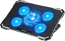KYOLLY Upgrade Laptop Cooling Pad,Gaming Laptop Cooler with 5 Quiet Fans,2 USB picture