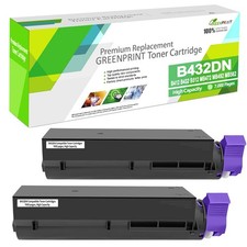 2 Packs 45807105 Compatible Toner Cartridges B412 B432 B512 MB472 MB492 MB562 Bl picture