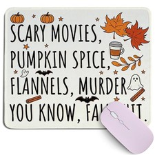Cz tulip Fall Halloween Mouse Pad,Rustic Retro Ghost Bat Pumpkin Mouse Mat | ... picture
