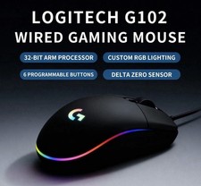 Logitech G102 Gaming Mouse With Gsync + 8000DPi 2buttons On Side picture