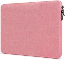 13 Inch Laptop Sleeve for MacBook Air 13.6, Water-Resistant, Pink Case picture