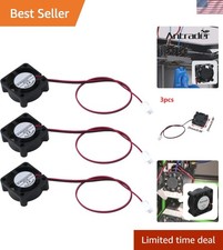 3Pcs 12V 0.1A 2Pin 25x25x10mm DC Small Mini Brushless Cooling Fan | Compact M... picture