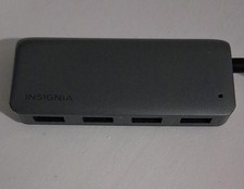 Insignia USB 3.0 4-Port Travel Hub - Gray - Model NS-PH3A4AT picture