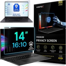 14 Inch 16:10 Privacy Screen for Laptop - Anti Glare Protector Film Blue Light F picture
