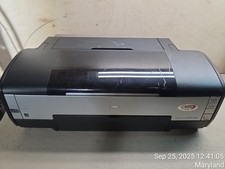 Epson Stylus Photo 1400 Wide Format Printer Bulk Black Ink Powers On Untested picture