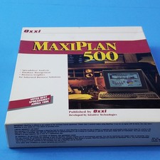 MaxiPlan 500 by Oxxi (1987) - Spreadsheet Analysis for Amiga picture