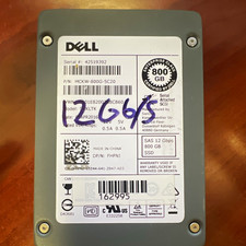 Dell SXKLTK 800GB 2.5 in SAS 12Gbps Internal SSD MCKW-800G-5C20 picture