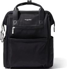 Baggallini Soho Backpack - Travel Laptop for One Size, Black Twill picture