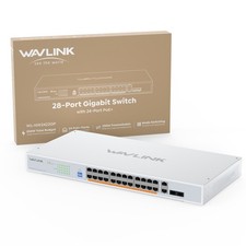 28 Port Full Gigabit Switch 24PoE Port with VLAN/LAG/Extend/PD-Alive Mode picture