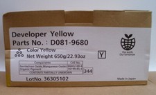 Ricoh D081-9680 Developer Developer Yellow Aficio MP C6501 SP C7501 SP ORIGINAL BOX picture