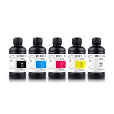 250ML/Bottle CMYK White LED UV Ink for Epson Digital Print on R1900 R2000 Rl800 picture