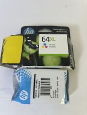 Sealed HP 64XL Tri Colors Ink Cartridges Envy Tango EXP April 2025 NEW OPEN BOX picture