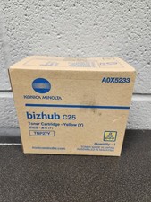 Genuine Konica Minolta A0X5233  TNP-27Y TNP27Y Toner Cartridge Yellow BizHub C25 picture