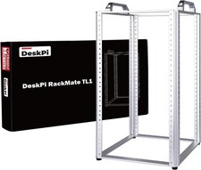 DeskPi RackMate TL1 10 inch 10U Mini Server Rack for Network Servers Audio picture