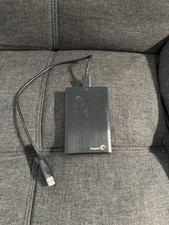 Seagate 1TB External Hard Drive Black Model SRDOSPO Tested Works 1D8AP8-500 picture
