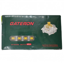 Gateron G Pro 3.0 Yellow Linear Switches 90Pcs 3-Pin MX Keyboard New Open Box U5 picture
