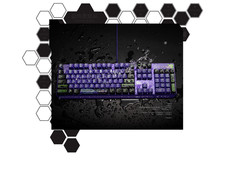 Limited Edition EVANGELION EVA-01 ASUS ROG Strix Scope RX Keyboard picture
