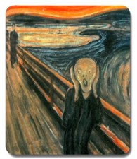 Edvard Munch - The Scream ~ Mouse Pad / PC Mousepad ~ Art Lovers Gift picture
