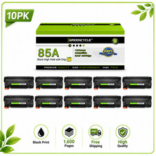 10PACK Compatible For HP 85A Toner Cartridge - Black (CE285A) picture