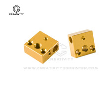 CR10 Ender3 V2 Hotend Heating Block CNC Brass Aluminum Heater Block picture