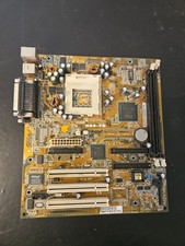 MB, ASUS MEW-VM REV 1.02, 3 PCI slots, PGA 370, 5184-3418 UNTESTED  picture