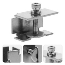 Silver Stainless Steel Glass Bed Clips 4Pcs Reusable 3D Printer Parts Clamp picture
