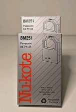 NUKOTE BM251 Replacement Ribbon Cartridge for fits Panasonic KX-P1124 picture