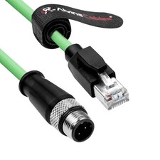 M12 D-Code 4Pin to RJ45 Ethernet Cable Flex for Industrial Camera 49.2ft/15M picture